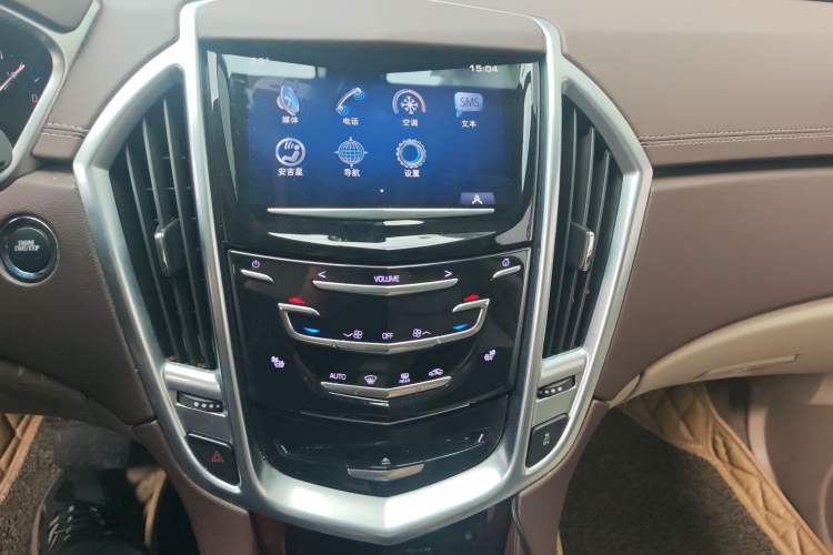 Used Cadillac SRX 2015 3.0L Elite Model Audio And AC Panel