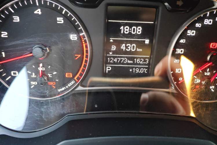 Used Audi A1 2014 30 TFSI Technology Edition Odometer Close Up