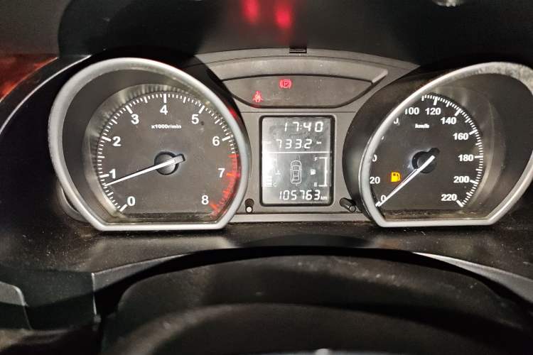 Used Zotye T600 2014 1.5T Manual Elite Edition Instrument Cluster