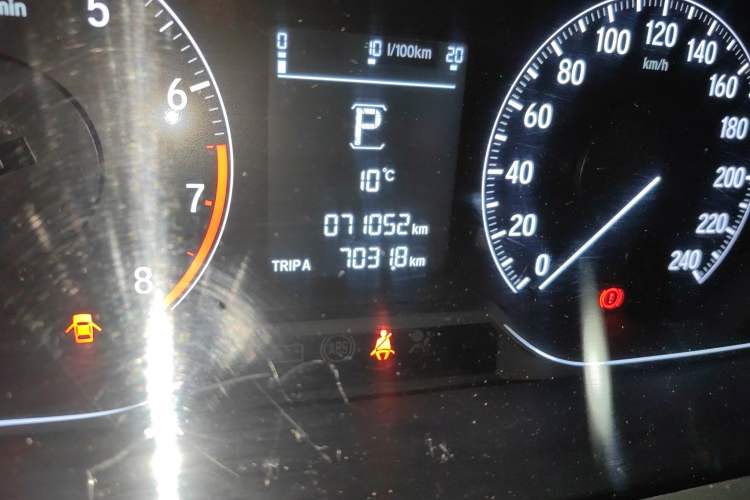 Used Honda Accord 2018 260TURBO Elite Edition China VI Odometer Close Up