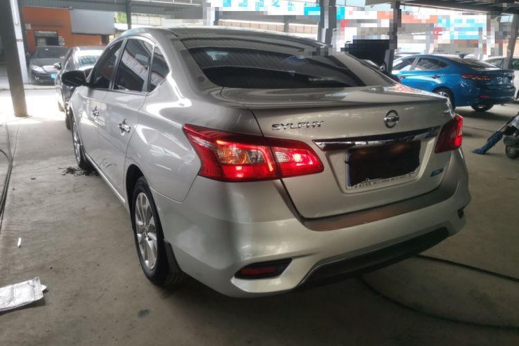 Used Nissan Sylphy 2019 1.6XV CVT Smart Connect Luxury Edition China VI Standard Rear Left 45 Deg