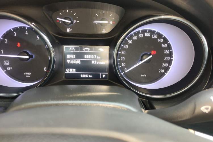 Used Buick Verano 2017 Sedan 15S Automatic Entry Model Odometer Close Up