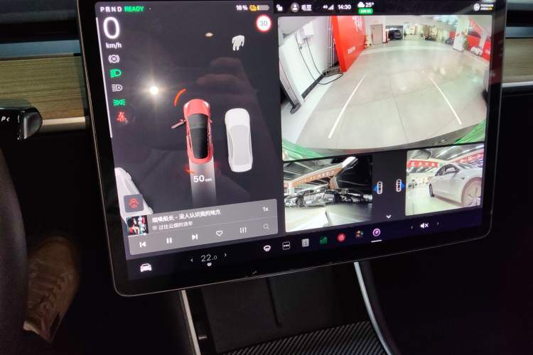 Used Tesla Model 3 2020 Revised Version Standard Range Rear-Wheel Drive – Upgraded Edition Audio And AC Panel