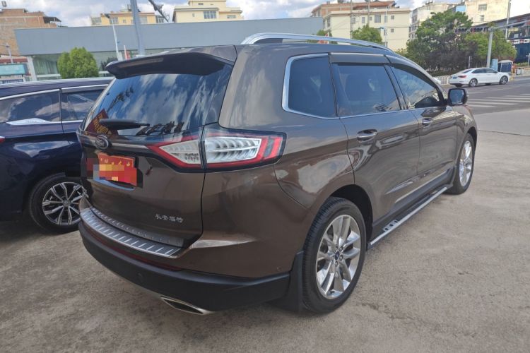 Used Ford Edge 2017 EcoBoost 245 Four-Wheel Drive Sporty 7-Seater Rear Right 45 Deg