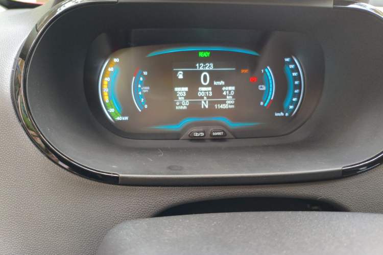 Used Chery Little Ant 2022 Restyled Version Sweet Pink Edition Half-Sugar Version 28.8 kWh 30 kW 301 km Odometer Close Up