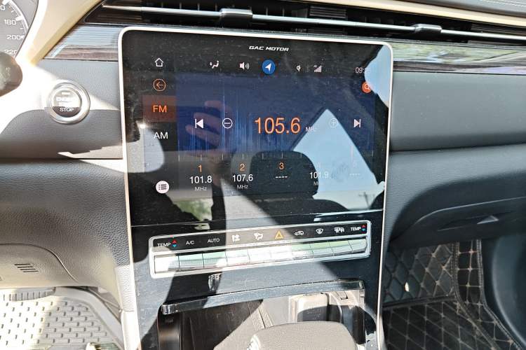 Used GAC Trumpchi GS5 2019 270T Automatic Luxury Edition Audio And AC Panel