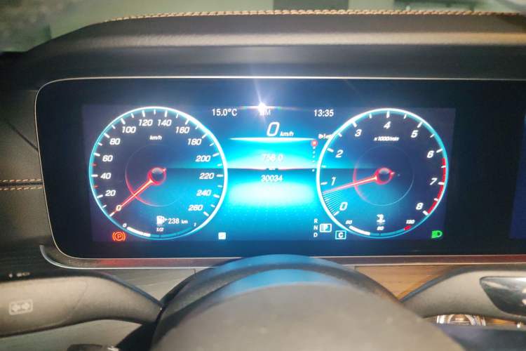 Used Mercedes-Benz E-Class 2023 E 300 L Sporty and Stylish Model Instrument Cluster