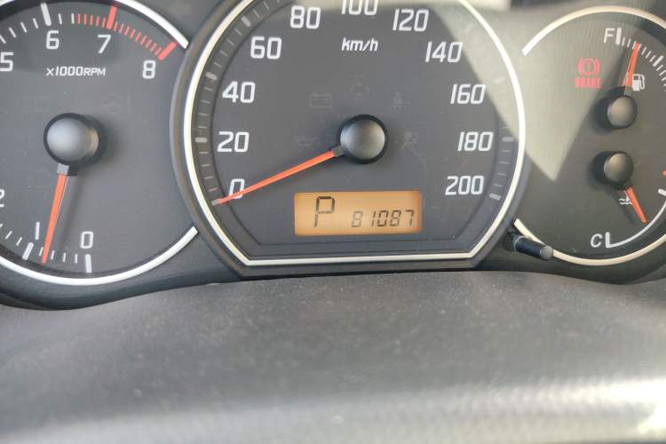 Used Suzuki Swift 2013 1.5L Automatic Standard Edition Odometer Close Up