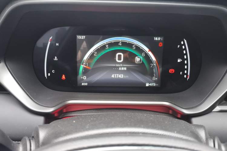 Used GAC Trumpchi GS4 2022 270T Automatic Smart Drive Navigation Edition Odometer Close Up