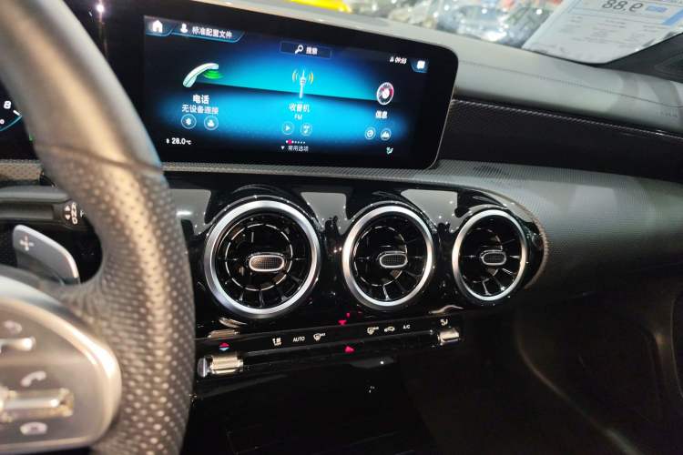 Used Mercedes-Benz A-Class 2019 Restyled A 200 L Sport Sedan Audio And AC Panel