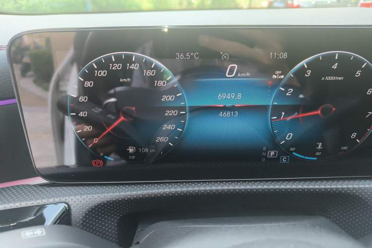 Used Mercedes-Benz CLA 2021 CLA 200 Odometer Close Up