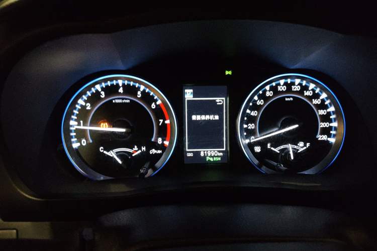 Used Toyota Highlander 2018 2.0T Four-Wheel Drive Supreme Edition 7-Seater China VI Instrument Cluster