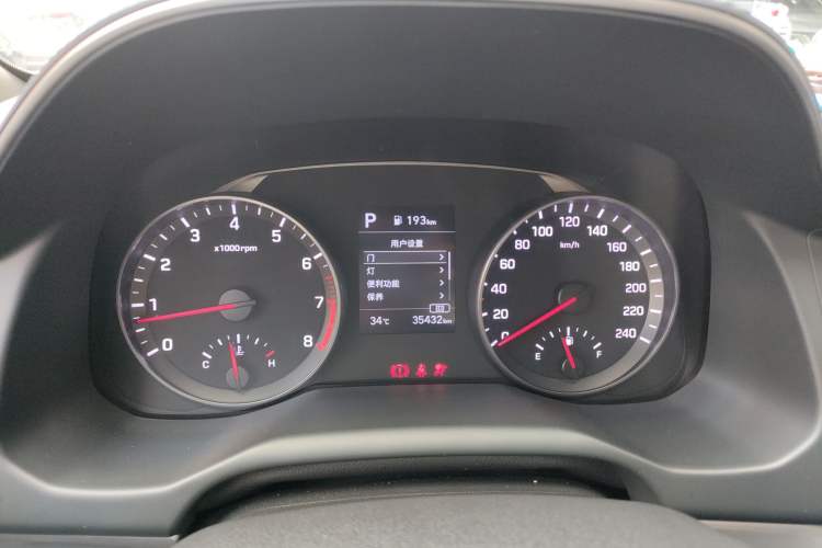 Used Hyundai Elantra (6th Generation / Lingdong) 2019 1.5L CVT ZhiXuan – Elite Version Instrument Cluster