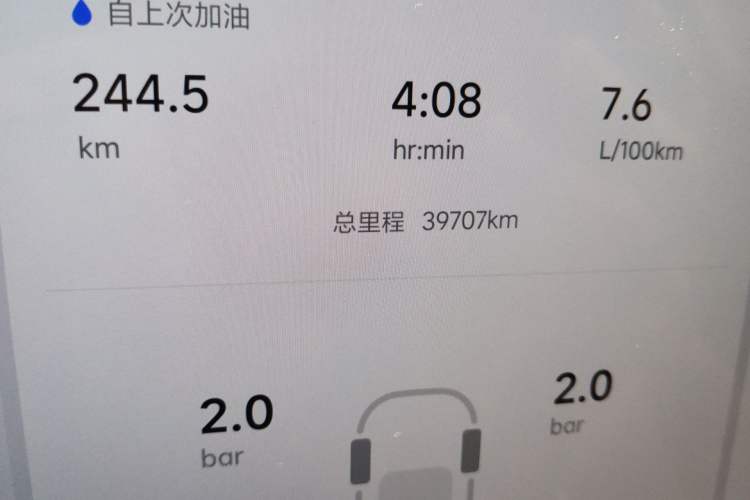 Used Li Auto L8 2023 Air model Odometer Close Up
