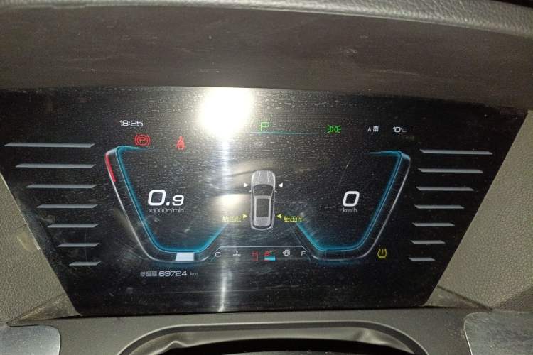 Used BYD Song Pro 2019 1.5T Automatic Elite Edition Odometer Close Up