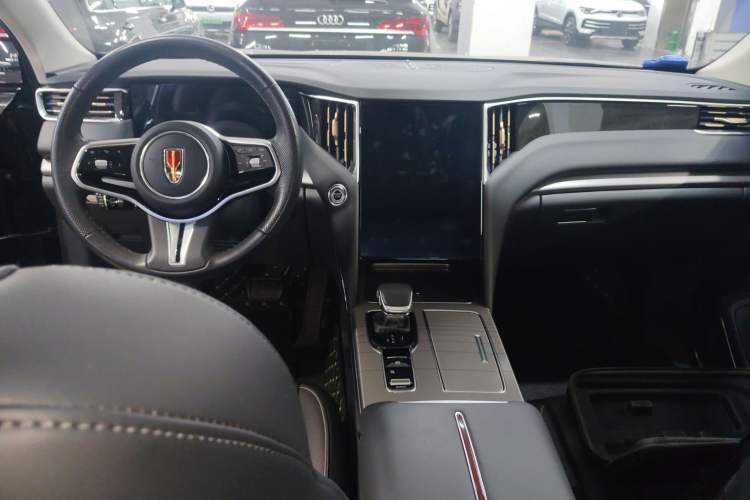 Used Hongqi HS7 PHEV 2024 2.0T PHEV Four-Wheel Drive Flagship Edition 7 Seats
