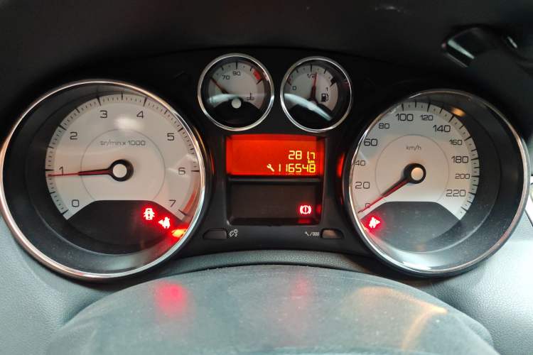 Used Peugeot 308 2013 1.6L Manual YouShang Model Instrument Cluster