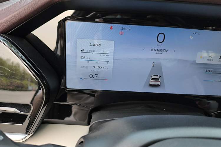 Used Geely Auto Monjaro L 2021 2.0TD DCT EVO Two-Wheel Drive Prestige Version Odometer Close Up