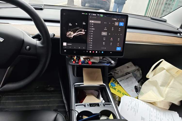 Used Tesla Model 3 2021 Standard Range Rear-Drive Upgraded Version Audio And AC Panel