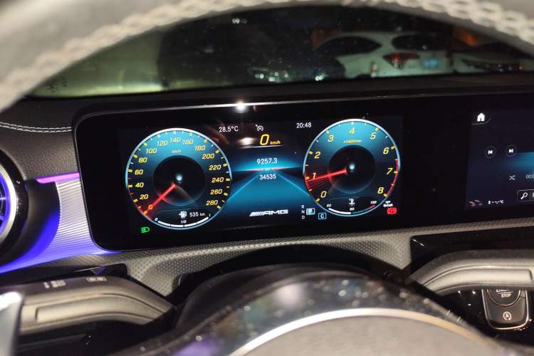 Used Mercedes-Benz A AMG 2023 AMG A 35 L 4MATIC Odometer Close Up