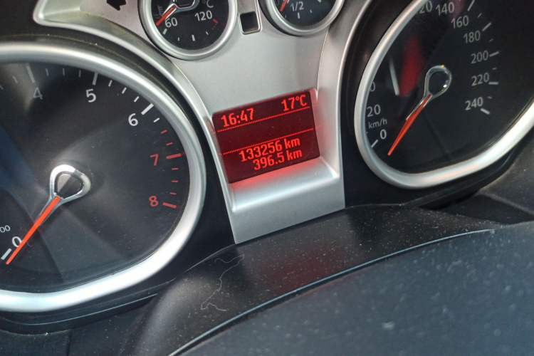 Used Ford Focus 2012 Hatchback Classic 1.8L Manual Base Model Odometer Close Up