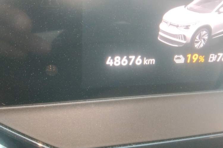 Used Volkswagen ID.6 X 2022 ZhiXiang Pure Long-Range Edition Odometer Close Up