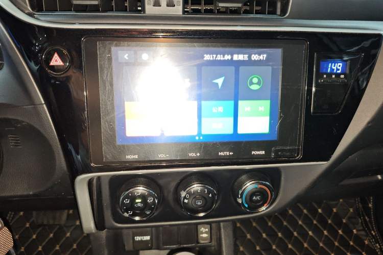 Used Toyota Levin 2017 Revised 185T CVT Elite Edition China V Standard Audio And AC Panel