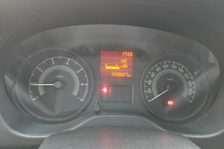 Used Peugeot 301 2016 1.6L Manual Comfort Edition Odometer Close Up