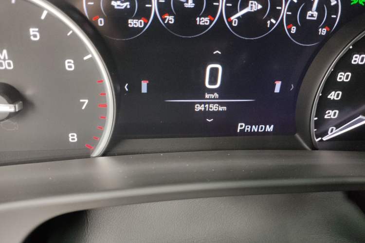 Used Cadillac CT6 2017 28T Elite Model Odometer Close Up