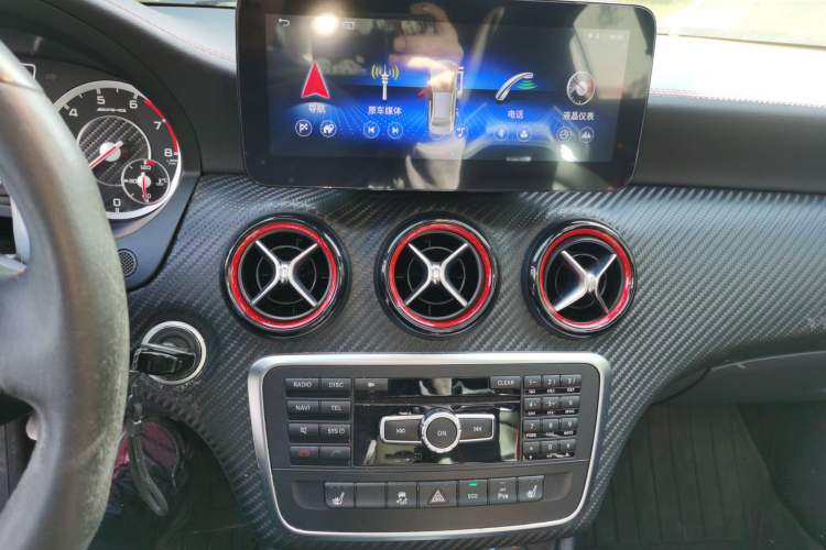 Used Mercedes-Benz A AMG 2014 AMG A 45 4MATIC Audio And AC Panel