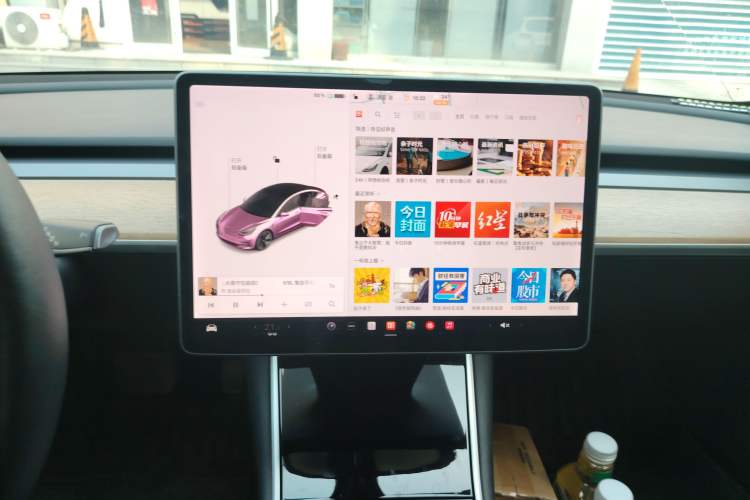 Used Tesla Model 3 2020 Standard Range Rear-Wheel Drive Upgraded Version Audio And AC Panel