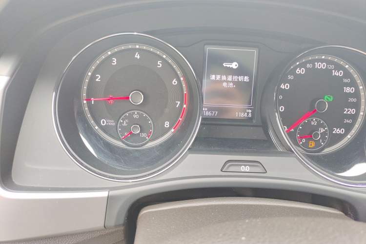 Used Volkswagen Teramont 2017 380TSI Four-Wheel Drive Luxury Edition Odometer Close Up