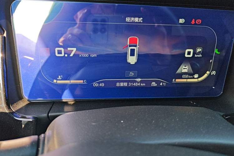 Used BAIC Off-Road BJ60 2022 2.0T Version 11 Five Seats Odometer Close Up