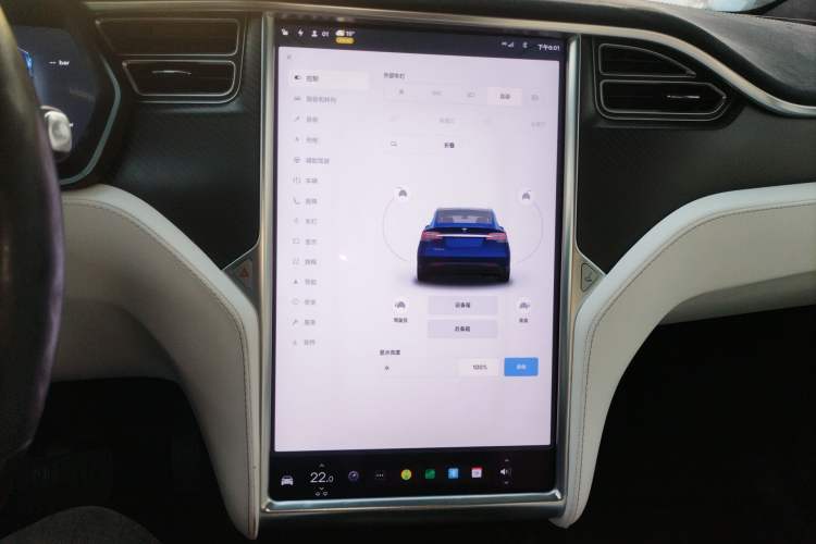 Used Tesla Model X 2016 X 90D Audio And AC Panel