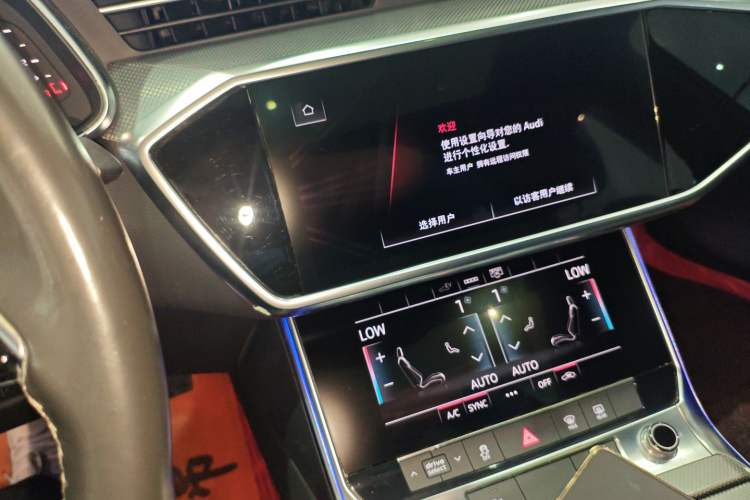 Used Audi A6L New Energy 2020 55 TFSI e quattro Audio And AC Panel