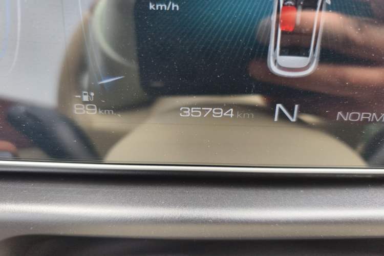 Used ORA Good Cat 2022 Morandi Edition 400km Standard Range Premium Version Lithium Iron Phosphate Odometer Close Up