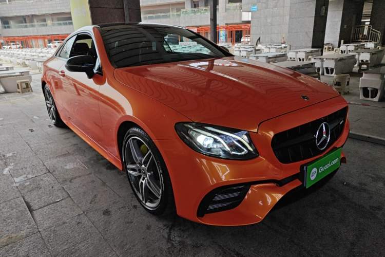 Used Mercedes-Benz E-Class 2017 E 200 Coupe Front Right 45 Deg