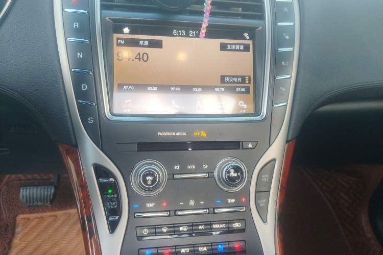 Used Lincoln Nautilus 2019 2.7T Four-Wheel Drive Prestige Edition China VI Standard Audio And AC Panel