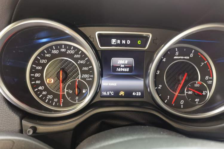 Used Mercedes-Benz G-Class AMG 2016 AMG G 63 Odometer Close Up