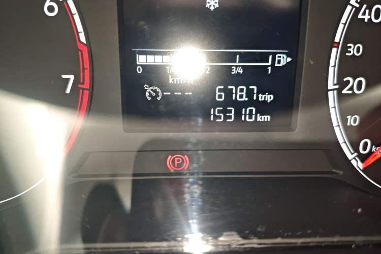 Used Jetta VS5 2024 280TSI Automatic Pioneer Edition Odometer Close Up