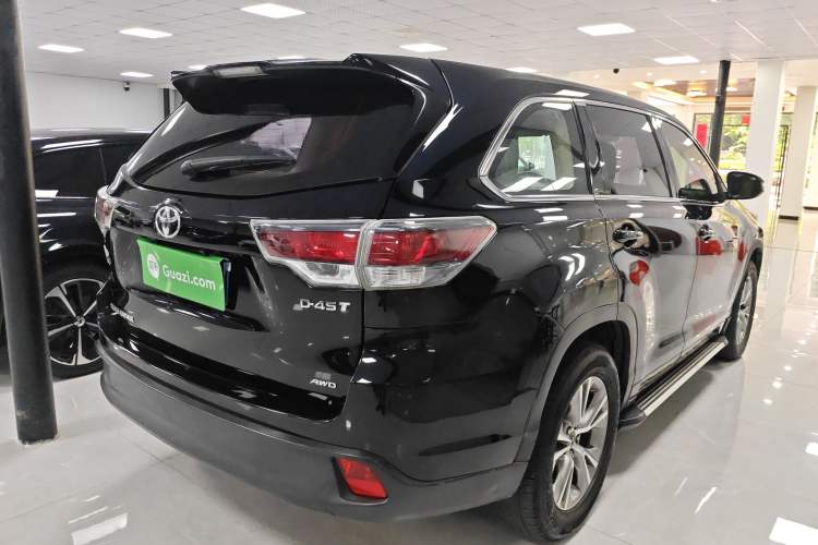 Used Toyota Highlander 2017 2.0T Four-Wheel Drive Elite Edition 7-Seater Rear Right 45 Deg
