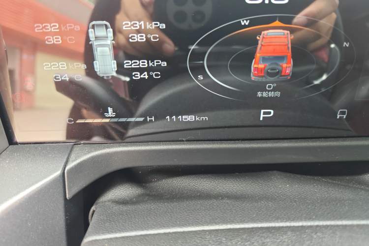 Used Tank 300 2024 2.0T Conqueror Odometer Close Up