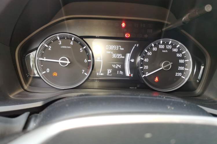 Used Honda Crider 2019 180 Turbo CVT Comfort Version China VI Odometer Close Up