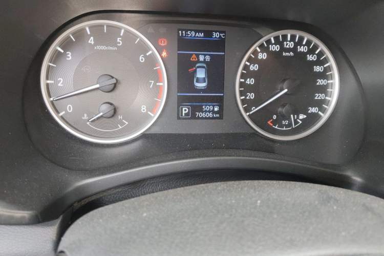 Used Nissan Sylphy 2020 1.6L XL CVT Enjoyment Edition Odometer Close Up