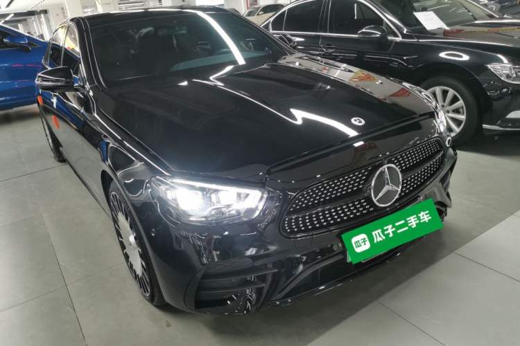 Used Mercedes-Benz E-Class New Energy 2021 E 350 e L Plug-in Hybrid Sports Sedan
