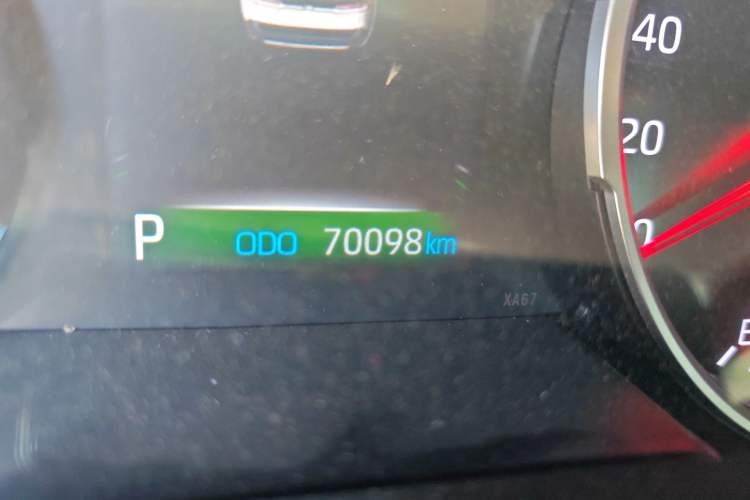 Used Toyota Wildlander 2020 2.0L CVT Two-Wheel Drive Luxury Edition Odometer Close Up