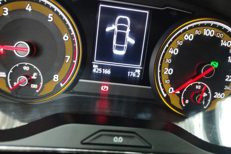 Used Volkswagen Passat 2021 280TSI Business Edition Odometer Close Up