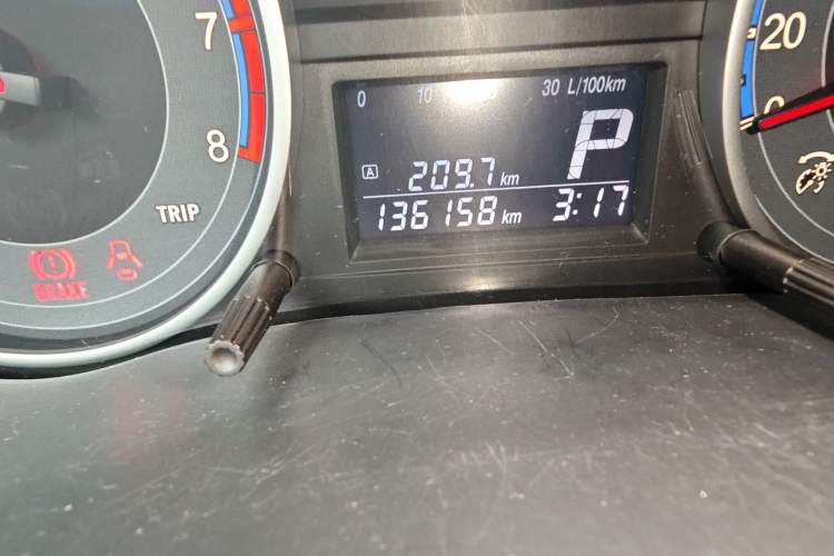 Used Suzuki SX4 2013 1.6L Automatic CoolRide Model Odometer Close Up