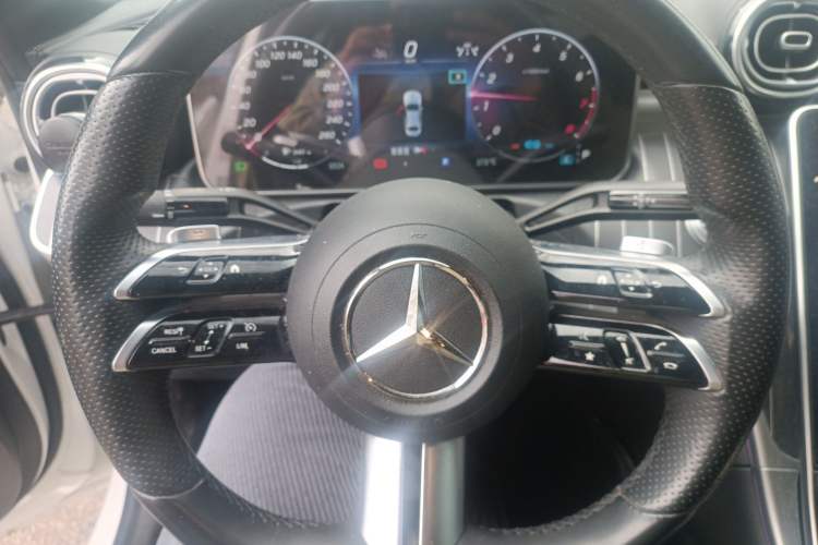 Used Mercedes-Benz C-Class 2022 C 260 L Obsidian Night Sport Edition Steering Wheel