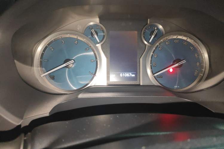 Used Toyota Prado 2018 3.5L Automatic TX-L Odometer Close Up